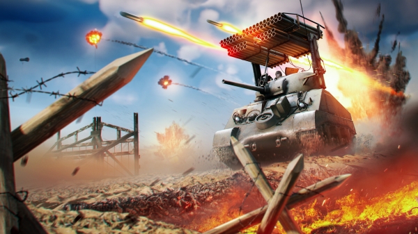 К Enlisted выпустили обновление «Пылающее небо» с ракетными танками